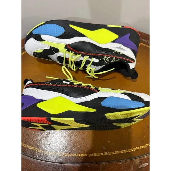 Puma RS-Z Sneakers Mens 11.5 Black White Lime 372712-01 Excellent Running Shoes - Picture 8 of 8